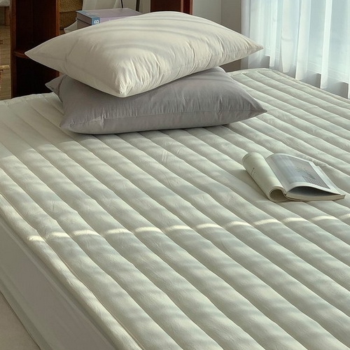 한스갤러리 코트니 순면 100수 무봉제 알러지케어 고정밴드 침대패드