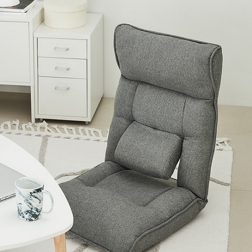 한샘 휴 스테이 허리받침 패브릭 좌식소파 1인용_이미지