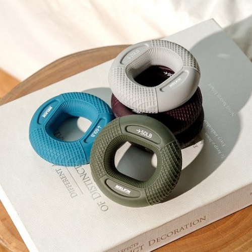 멜킨스포츠 실리콘 투웨이 강도조절 도넛 악력기_이미지