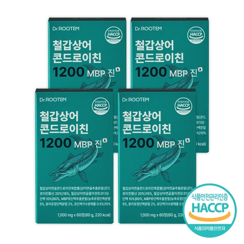 닥터루템 철갑상어 콘드로이친 1200 MBP 진 60정 (4개)_이미지