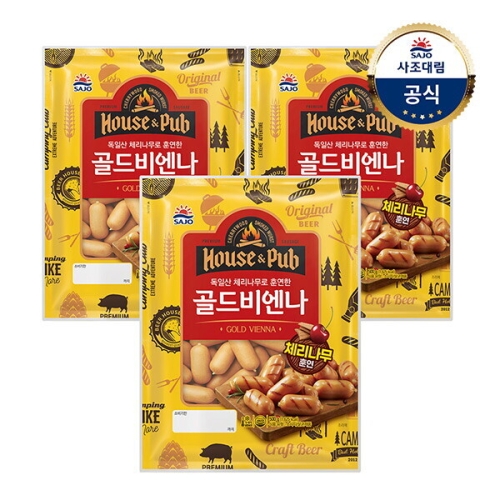 사조대림 골드비엔나 500g (3개)_이미지