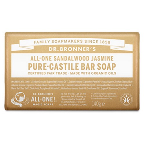 샌달우드 앤 자스민 퓨어 캐스틸 바솝 140g