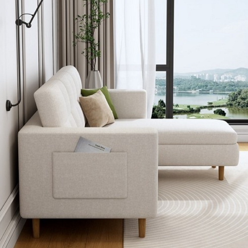 하루꿈 카우치 패브릭 소파 3인용_이미지