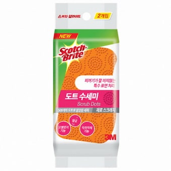 3M 스카치브라이트 제로스크래치 도트 수세미