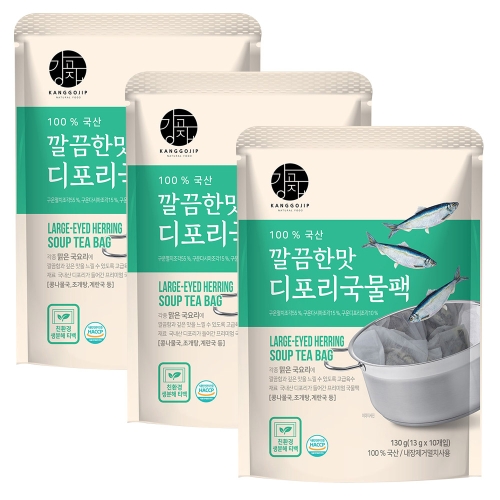 강고집 디포리 국물팩 130g(13gx10입) (3개)
