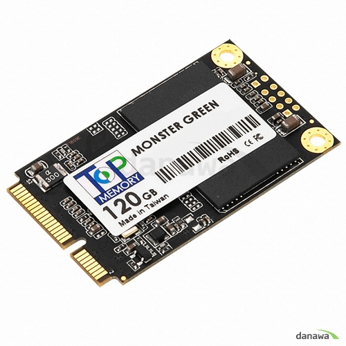 에즈윈아이피씨 탑메모리 몬스터 그린 mSATA (120GB)_이미지