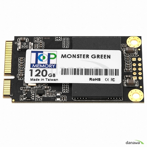 에즈윈아이피씨 탑메모리 몬스터 그린 mSATA (120GB)_이미지