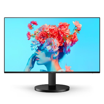 알파스캔 AOC Q27B3C QHD USB-C PD65 4면 보더리스 높낮이 HDR 무결점