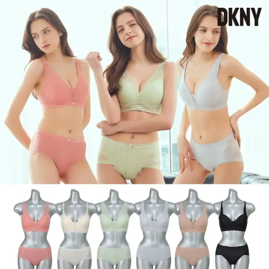 DKNY 어반 블룸 콜렉션 브라팬티 12종 (6세트)_이미지