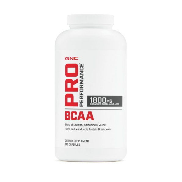 GNC 프로 퍼포먼스 BCAA 1800MG 240캡슐 (2개)