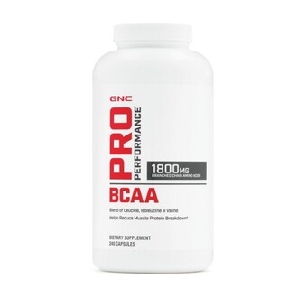 GNC 프로 퍼포먼스 <b>BCAA</b> 1800MG 240캡슐