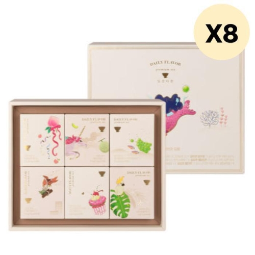 쌍계명차 일상다완 허브차 선물세트 (8개)_이미지