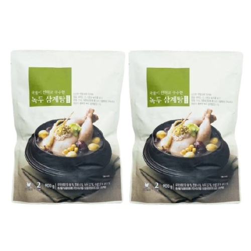올가홀푸드 녹두 삼계탕 900g (2개)_이미지