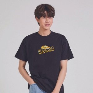 택시 TAX 카 CAR 그래픽 오버핏 반팔티 W72D61C