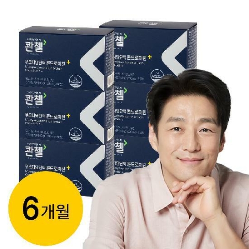 코스맥스바이오 콴첼 뮤코다당단백 콘드로이친 플러스 1000mg 60정 (6개)_이미지