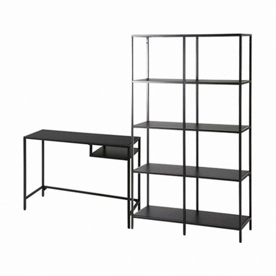 TETOS 책상+TETOS 넓은 5단 선반