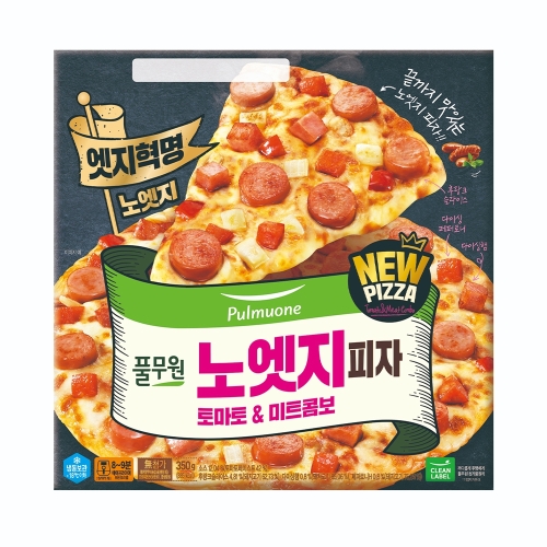 풀무원 노엣지 피자 토마토 미트콤보 350g (1개)_이미지