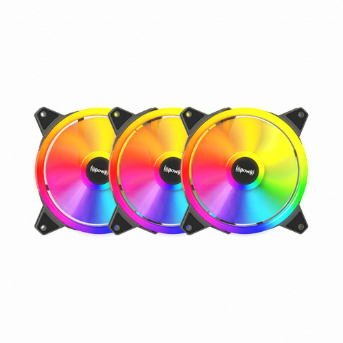 topower COOLER WING JINI-R2 120 RGB (컨트롤러/3팩)_이미지