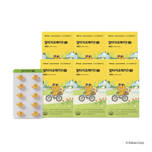 덴프스 알티지 오메가3 키즈 60캡슐 (6개)