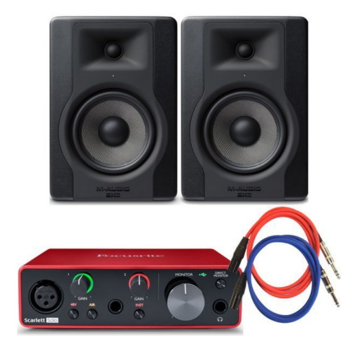 Focusrite Scarlett Solo 3세대 (+ 스피커)