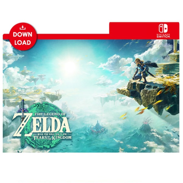 젤다의 전설 티어스 오브 더 킹덤 한글판 SWITCH, 다운로드코드_이미지