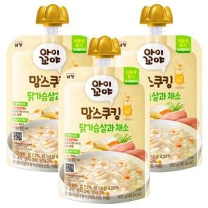 남양유업 맘스쿠킹 닭가슴살과 채소 100g (3개)_이미지