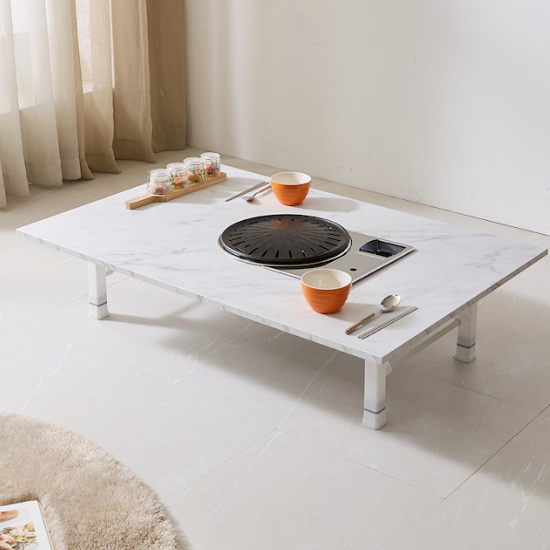 심포니디자인 고기불판 좌식 접이식 불판테이블 (120x80cm)_이미지