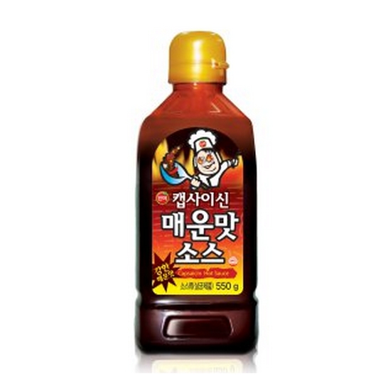 진미식품 캡사이신 매운맛소스 550g (1개)_이미지
