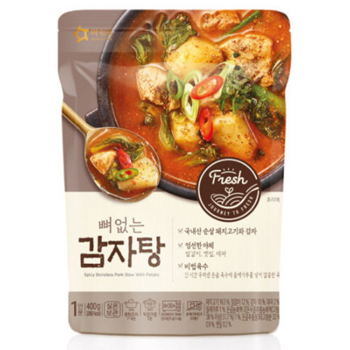 아워홈 뼈없는 감자탕 400g (4개)