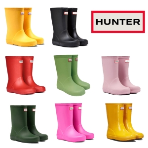 헌터 키즈 퍼스트 클래식 레인부츠 (HTKCB1TSFK11)_이미지