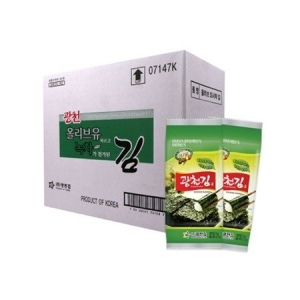 광천김 올리브 녹차 도시락김 5g (72개)_이미지