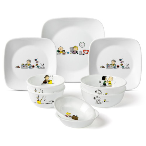 스누피더홈 2인 사각 한국형 홈세트 9P