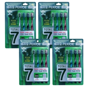 페리오 토탈7 부드러운 미세모 칫솔 (16개)_이미지