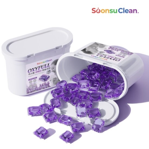 순수크린 옥시풀 라벤더 캡슐세제 미니 100개입이미지입니다. 누르면 해당 게시물로 새창이동합니다.