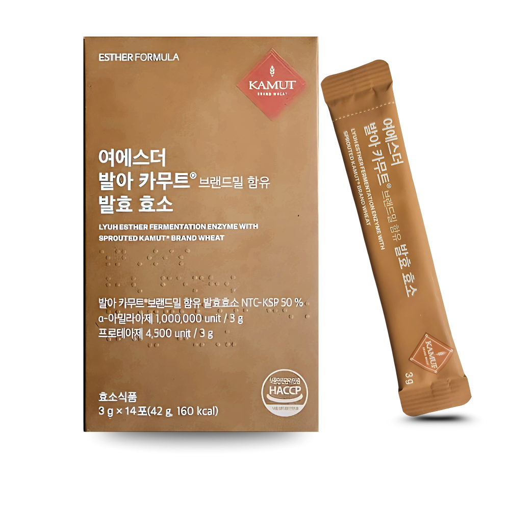 여에스더 발아 카무트 브랜드밀 발효 효소 14포