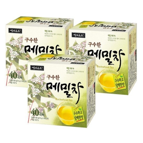 쌍계명차 쌍계명차 메밀차 40개입 (3개)
