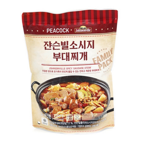 신세계푸드 피코크 쟌슨빌 소시지 부대찌개 1kg