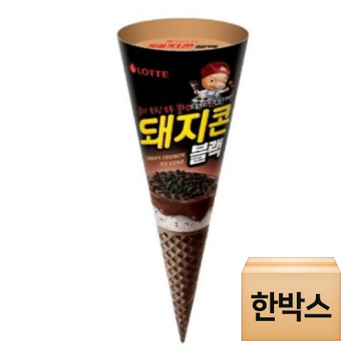 롯데푸드 돼지콘 블랙 160ml (24개)