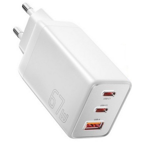 ESSAGER PD PPS 67W 3포트 GaN 충전기 G671A2CU1 해외구매 (케이블포함)_이미지