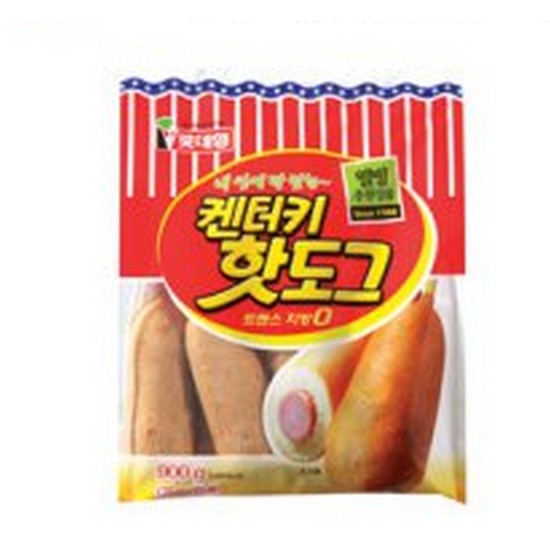 롯데웰푸드 롯데햄 켄터키 핫도그 375g (1개)_이미지