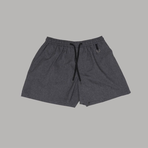 로우투로우 MRP301B 린넨 밴딩 메디테이션 숏 팬츠 STONE BLACK-229959_이미지
