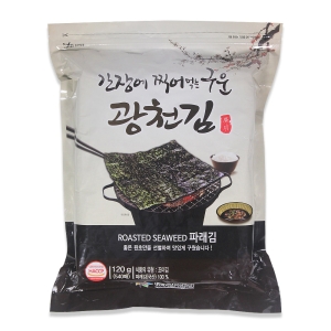 광천김 간장에 찍어먹는 구운 파래김 120g (1개)_이미지