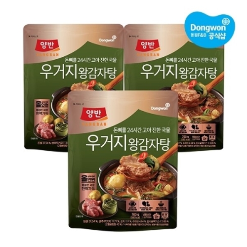 동원F&B 양반 우거지왕감자탕 700g [3개]