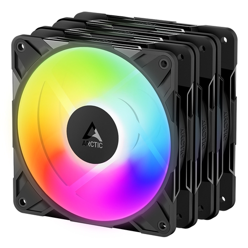 ARCTIC P12 Pro ARGB Reverse 서린 (3팩, 블랙)_이미지