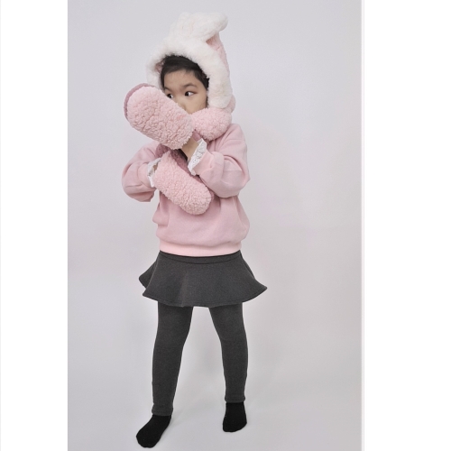 루루키즈 루루키즈 루루키즈무료배송 여아 양털 치마레깅스_이미지