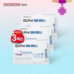 한국인삼공사 정관장 GLPro (지엘프로) 혈당 밸런스 7병 (3개)