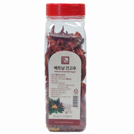 솔표식품 베트남 건고추 120g (1개)