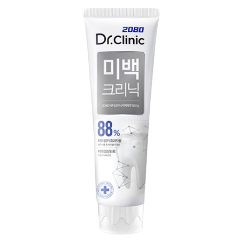 2080 닥터크리닉 미백크리닉 치약 120g (4개)_이미지