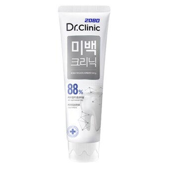 <b>2080</b> 닥터크리닉 미백크리닉 <b>치약</b> 120g