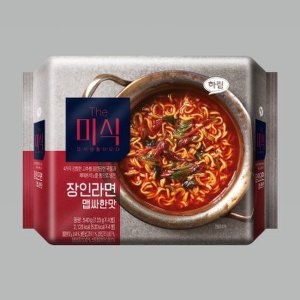 하림 더미식 장인라면 맵싸한맛 135g (4개)